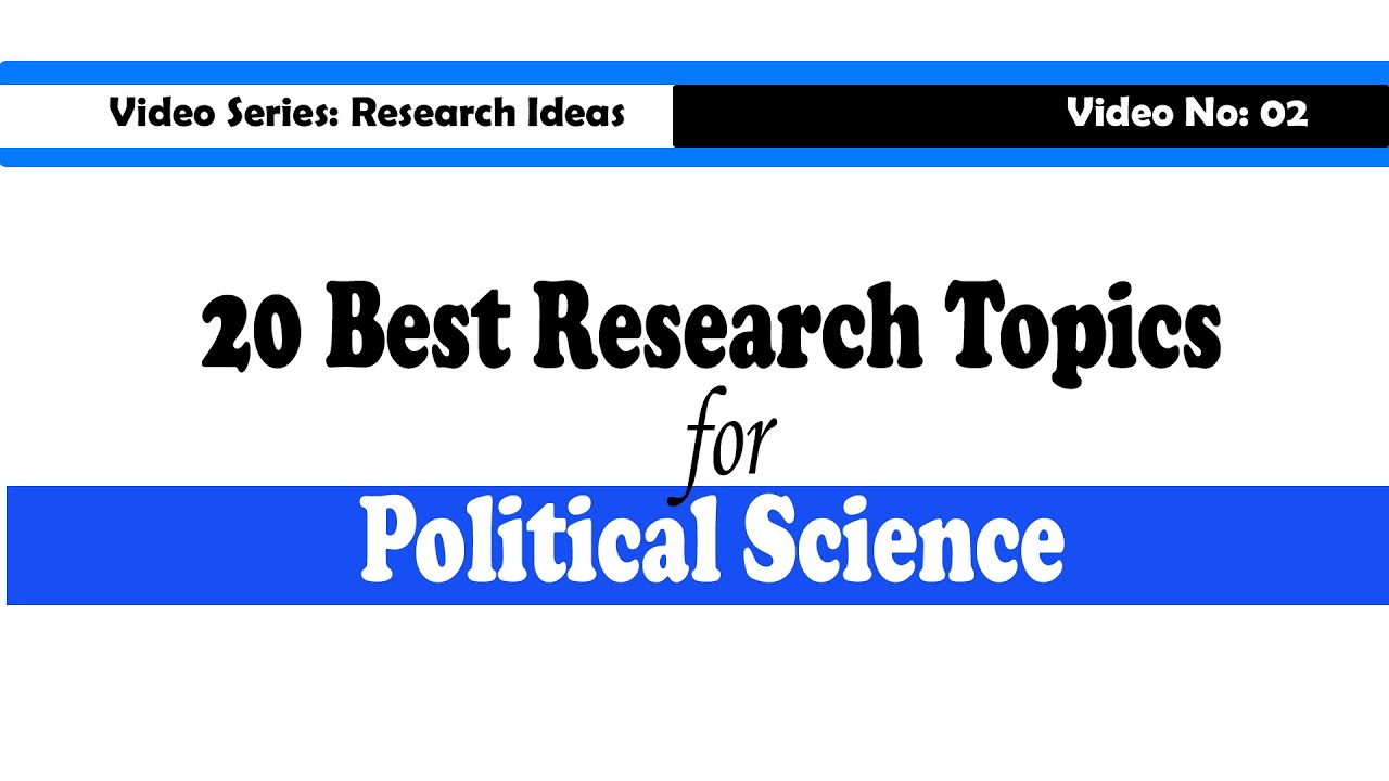 phd political science topics