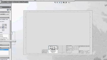 Explode Assembly Drawing, Part 2, Inserting Assembly into Drawing