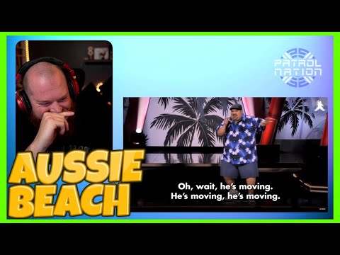AUSTRALIAN  REACTS To Gabriel Iglesias Visiting An Australian Beach