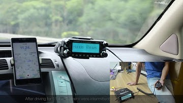 D9000 ham radio transceiver talk distance test from ZASTONE COMPANY