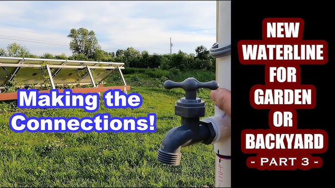 How to Install a New Underground Waterline for Your Garden or Backyard -  DIY Part 2 