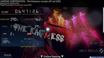 Osu!Mania - ehhh some version of U.N. Owen Was Her?