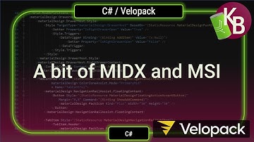 C# - A bit of MIDX and MSI Velopack