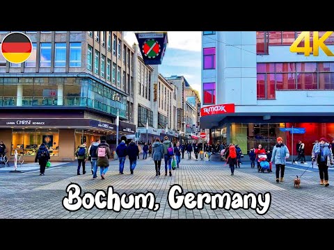 Bochum, Germany, Walking tour 4K 60fps - Exploring the Heart of Bochum