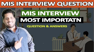 MIS Executive Interview Most Important Questions and Answers | MIS Interview | Excel Interview