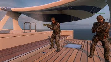 COD: Black Ops 2 - Hail Mary Combat Axe Cross-Map Bankshot Kill on Hijacked