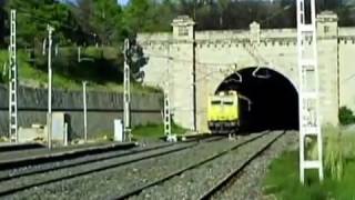 Trenes por Marça Falset y la Teixeta con locomotoras RENFE 269 y 250