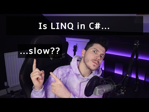 Is LINQ in C# actually slow?