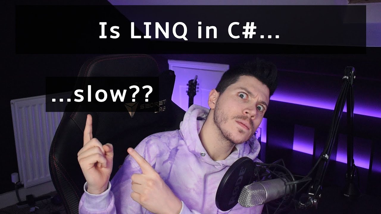 Is LINQ in C# actually slow?