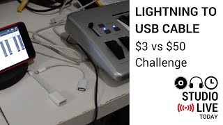 Lightning to USB Cables - Can a $3 cable replace a genuine $50 Apple cable?