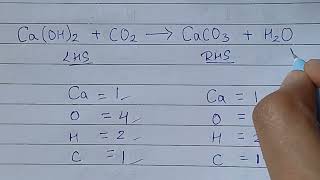 How to balance: Ca(OH)2   CO2 = CaCO3   H2O