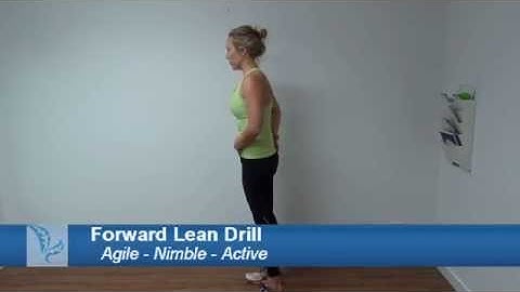Forward Lean Drill