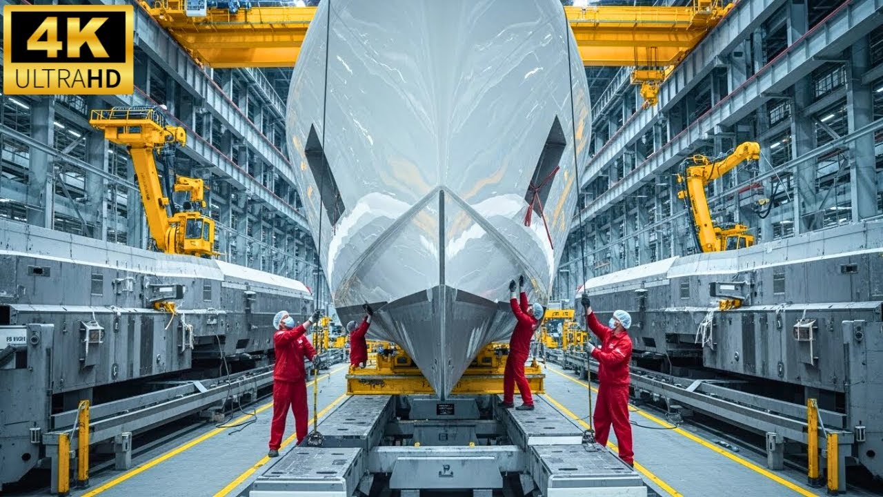 How Luxury Yachts Are Built – Inside a Billion-Dollar Shipyard (From Start to Finish)