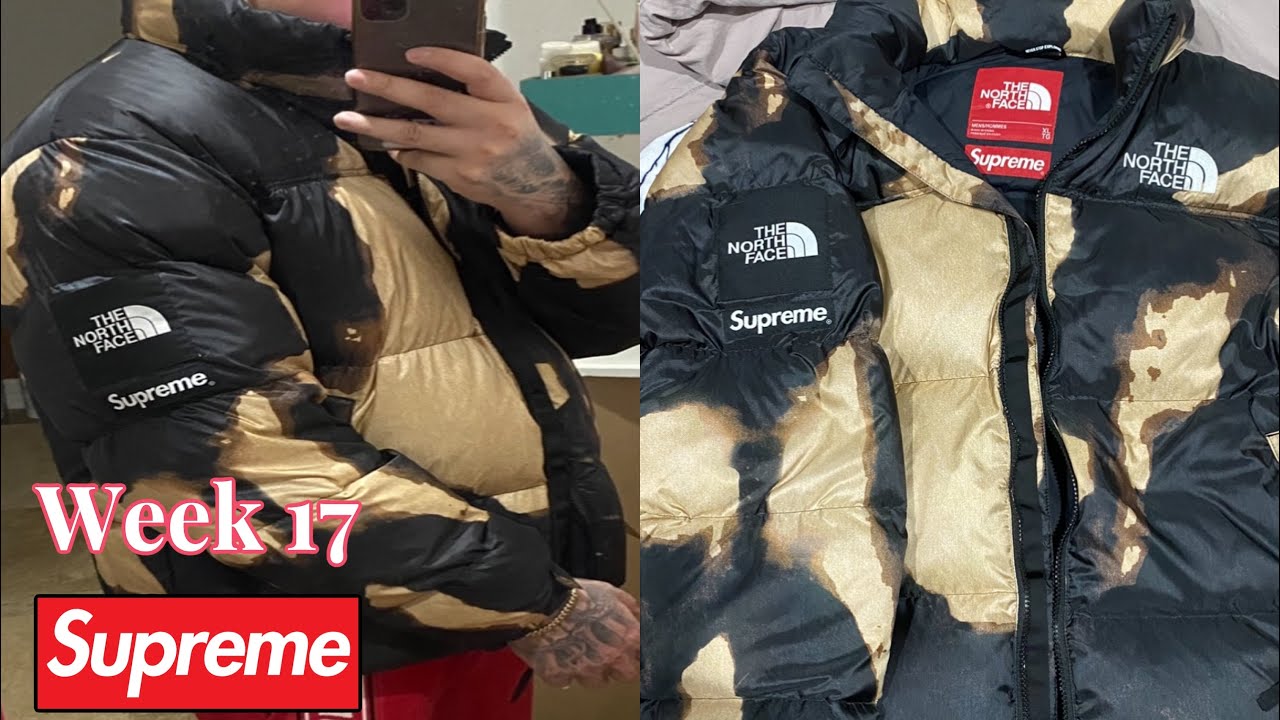 Supreme FW21 (Week 17) Supreme/The North Face Bleached Denim Print