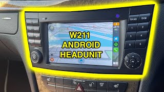 W211 Android Headunit Install (NTG2.5) with Fibre Optic (Harman Kardon)