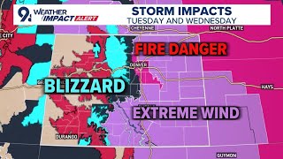 Weather Impact Alert For Heavy Mountain Snow And High Winds Tuesday