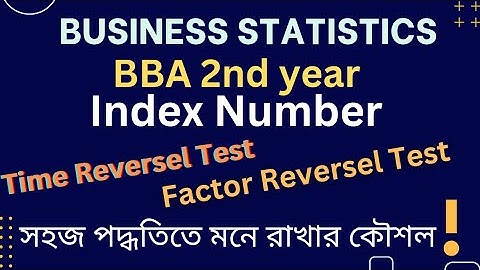 Index Number class–3 // Business Statistics//Index Number// BBA (অনার্স) Accounting Subject