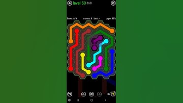 How To Solve Flow Free Hexes 8x8 Mania Level 50 Board Walk Through Solution Walkthrough