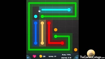 Flow Game Level - 319 [8x8] Mania Connect the Dots