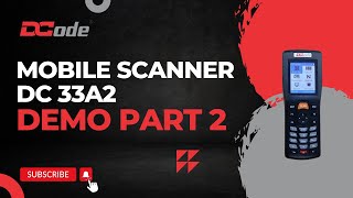 (HINDI) DCode DC33A2 Mobile Scanner Demo Part 2