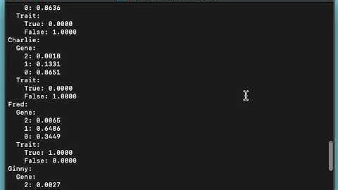 CS50 Intro to AI - project2: Heredity