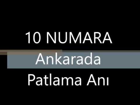 Ankarada Patlama Anı