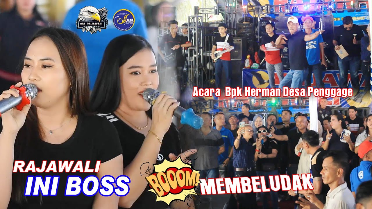 WOW MANTAP LAUTAN MANUSIA  OM RAJAWALI ACARA BPK HERMAN DESA PENGGAGE 10 8 25
