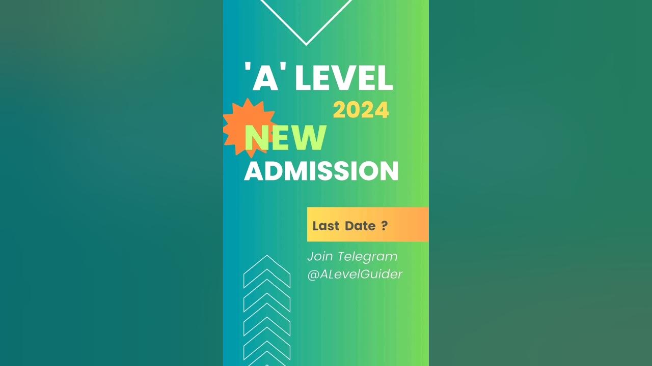 A Level New Admission 2024 A Level 2024 रजिस्ट्रेशन शुरू 