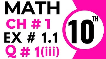 Exercise 1.1 Chapter 1 | 10th Class Math | Question 1 Part 3 | Class 10 Maths