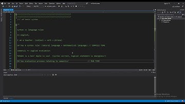 Nesneye Yönelik Programlama - C# - Ders 4 - C# Syntax/Semantic Yapısı