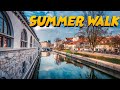 Virtual Walk tour of Ljubljana, Slovenia, Central Europe