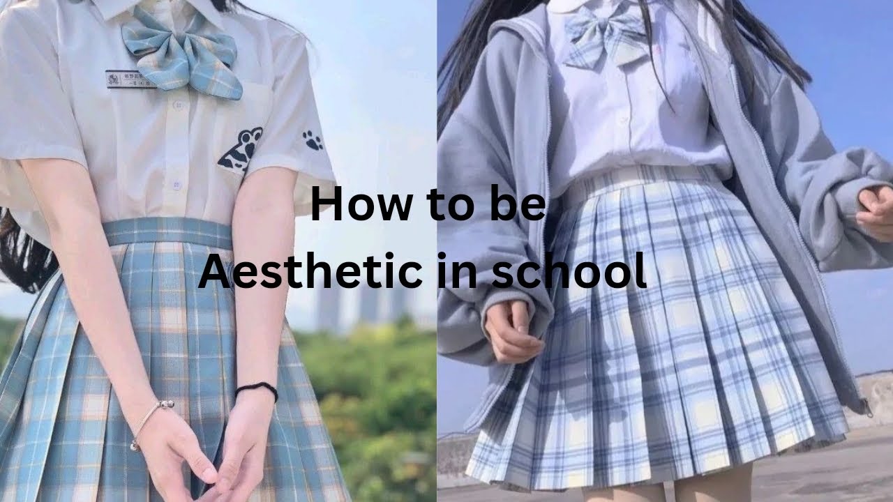 how to look aesthetic in school 🌠 🦋 #aesthetic #viral - YouTube