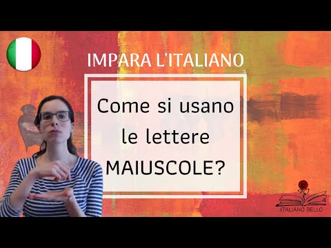 Video: Gli acronimi devono essere scritti in maiuscolo?