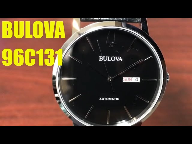 Watch YouTube Automatic 96C131 - Bulova Day-Date American Clipper