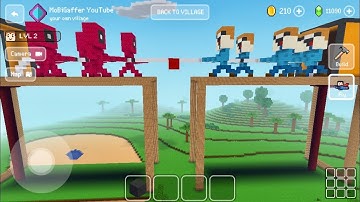 Block Craft 3D: Building Simulator Games For Free Gameplay#2196 (iOS & Android)l Noob Tug of War