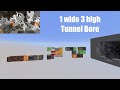 Ridiculously simple tunnel bore | Minecraft Java 1.16