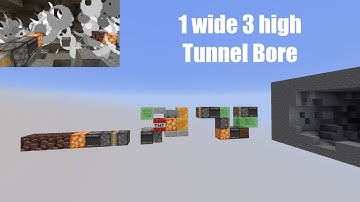 Ridiculously simple tunnel bore | Minecraft Java 1.16-1.18