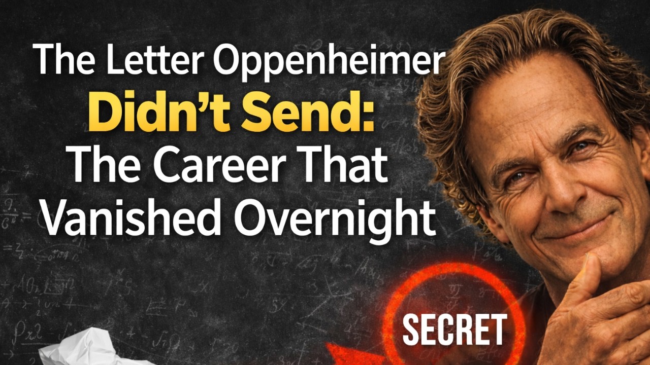The Letter Oppenheimer Didn’t Send: The Career That Vanished Overnight