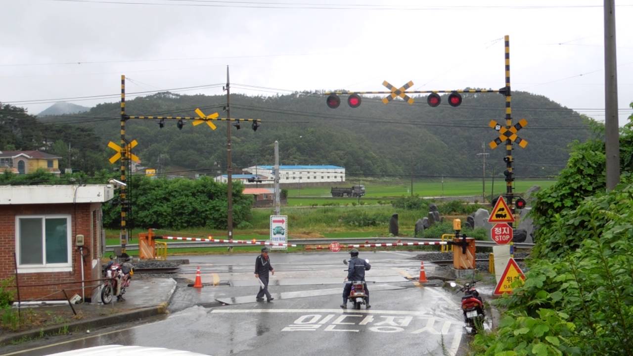 장항선 철도건널목4