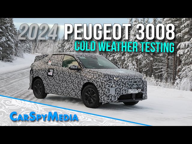 2024 Peugeot 3008 Fleet Spied On The Street Hiding Cleaner, Swoopy Shape