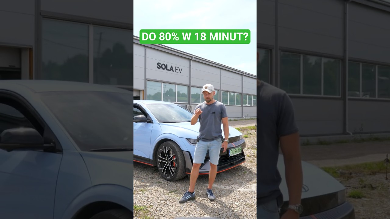 Do 80% w 18 minut? Hyundai IONIQ 5 N #samochodyelektryczne #ev #stacjeładowania #hyundai #ioniq_5
