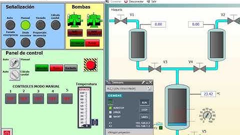 2 - Calculo caudal - Sistema de mezclado VirtualMak con TIA Portal v14