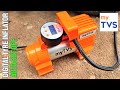 Fastest Car Tyre Inflator - Auto Cut Off | MyTVS TI 86 Digital Tyre Inflator with 2 Years Warranty