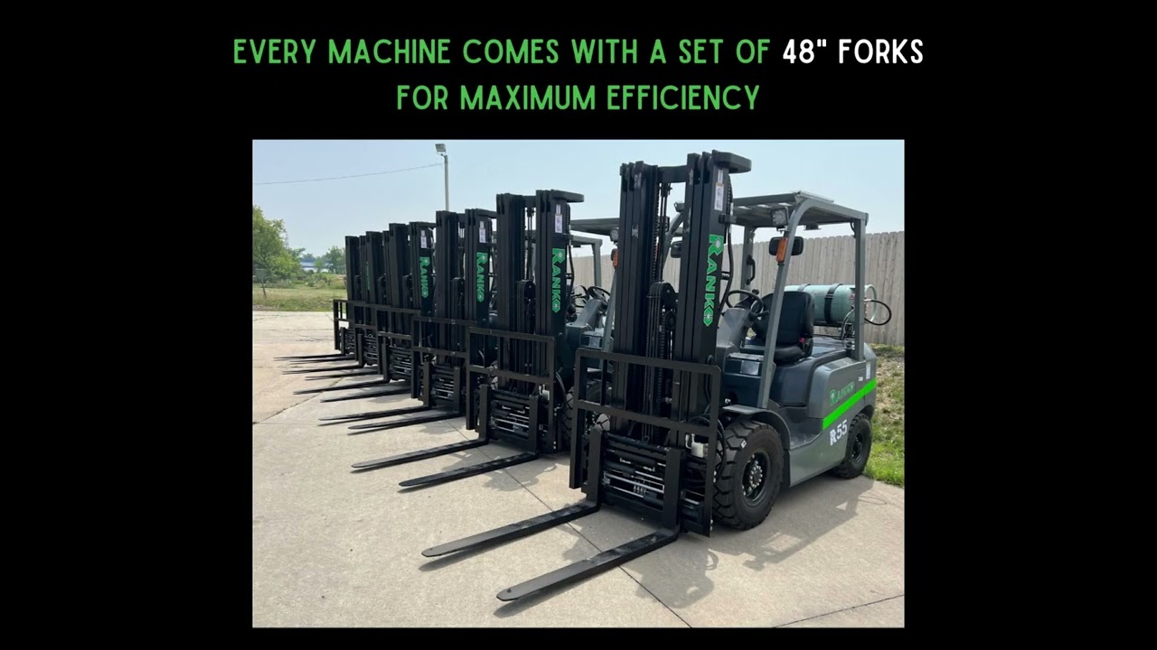 Introducing the NEW and IMPROVED Ranko R55 Forklift!