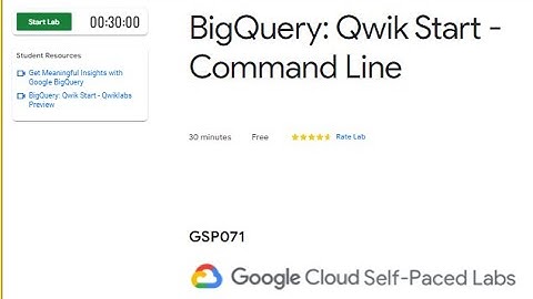 BigQuery Qwik Start   Command Line  GSP071  solution