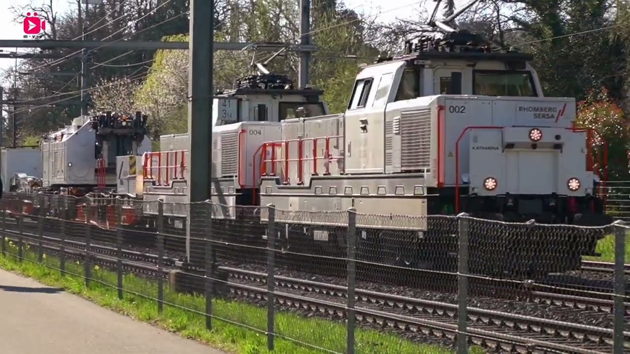 Viel Verkehr auf der Strecke, Zürich, Kreuzlingen und Romanshorn.