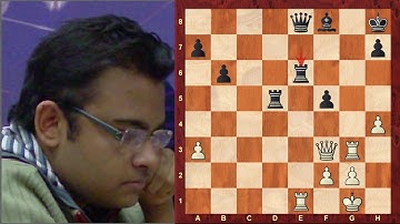 Amazing Chess Game: Abhijeet Gupta vs Vassily Ivanchuk : Tradewise Gibraltar (2018) : Queen