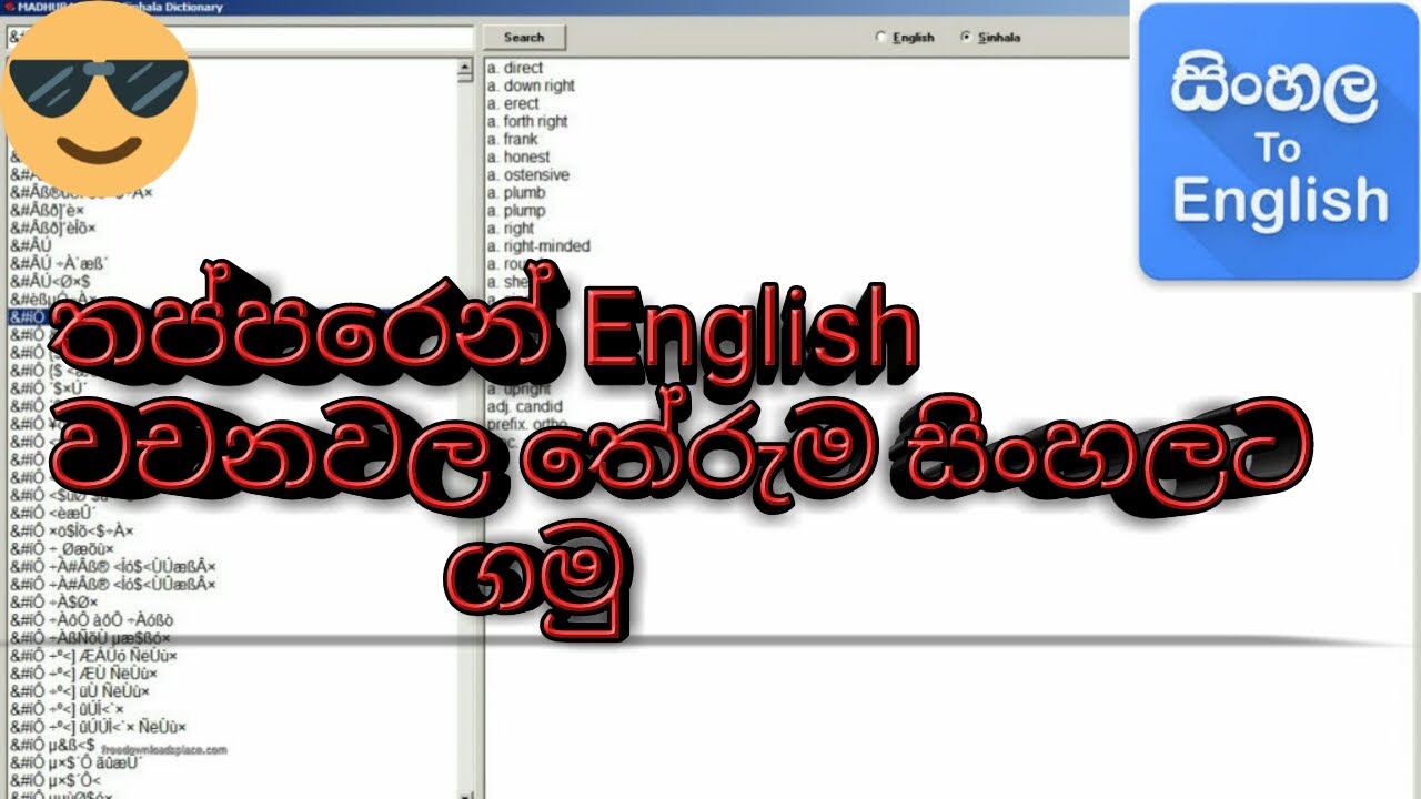 coursework meaning in sinhala