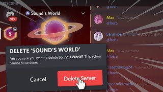 I DELETED My Server from Discord