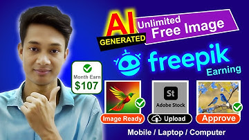 Ai দিয়ে ছবি বানিয়ে Freepik এ টাকা ইনকাম। Image Ready | Upload Process | Image Approve | A to Z 500K